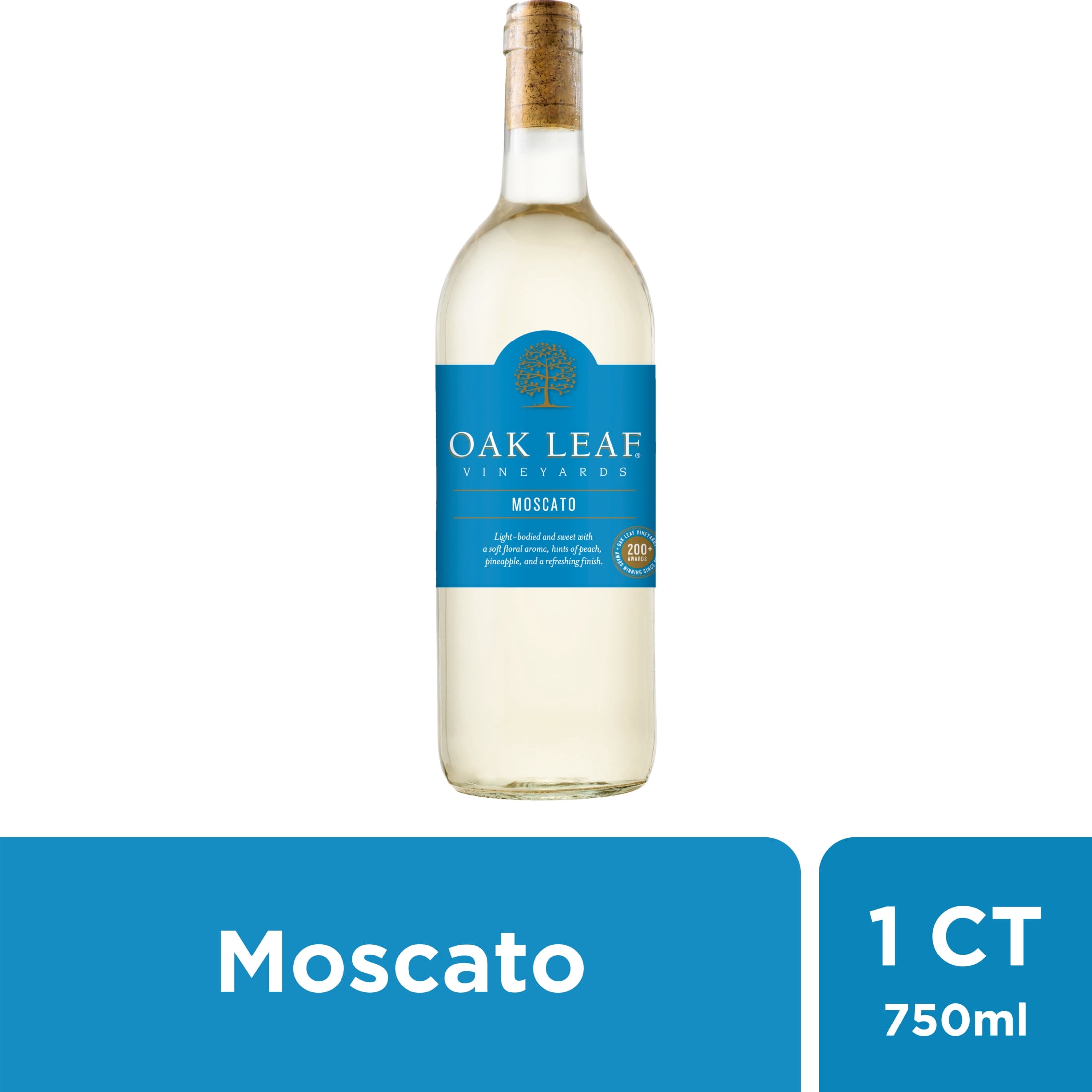 Oak Leaf Vineyards Moscato, White Wine, 750ml