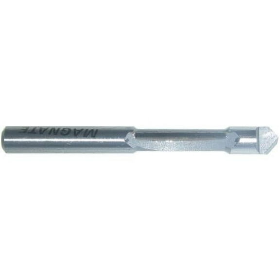 Magnate 501 Panel Pilot Router Bit - 1/4" Cutting Diameter, 3/4" Cutting Length, 1/4" Shank Diameter, 1 Flute, 1-1/4" Shank Length