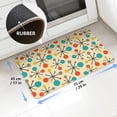 thumbnail image 3 of Mid Century Modern Front Door Mat Atomic Retro Cute Doormats for Floor Comfort Washable Non Slip for Kitchen Farmhouse Outdoor Indoor Front Entrance Kitchen Mats Home Decor 17" W x 29" L, 3 of 6