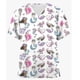 thumbnail image 5 of Venta al por mayor de uniformes de quirófano con estampado de princesas de Disney Frozen, suministros para el trabajo hospitalario, paños de trabajo dental para enfermeras, 5 of 5