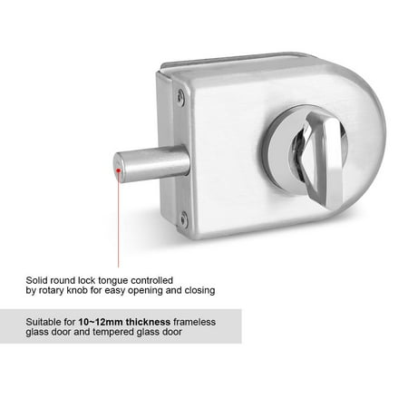 lock latch frameless sliding rdeghly