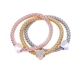 thumbnail image 2 of Pulseras multicapa Yinane Vintage Elegante 3 Unids, 2 of 4