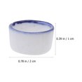 TABLZONE Reptile Corner Dish Larval Reptile Water Basin White 24Pcs ...