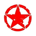 thumbnail image 5 of Walbest 5.9" Star Car Sticker Decal for Car Hood Auto Five-Pointed Star Graphics Sticker for SUV Off-Road Vehicles Car Body Side Door Trunk Universal Waterproof Vinyl Car Sticker (Black), 5 of 6