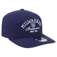 thumbnail image 3 of Men's New Era Navy Milwaukee Brewers Stacked 19TWENTY Adjustable Hat, 3 of 5