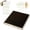 Black, variant on Juaoua Square PU Leather Blank Notebook With Ribbon Bookmark,228 Pages Square Graph Quad Ruled Notebooks,Perfect For Personal Use,Work,Classroom,Or As A Thoughtful For Friends,7.9"×8.11",Brown