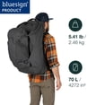 thumbnail image 2 of Mochila de viaje Osprey Farpoint 70L para hombre negra, 2 of 9