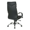 thumbnail image 2 of High Back Black Executive Leather Office Chair, 2 of 5