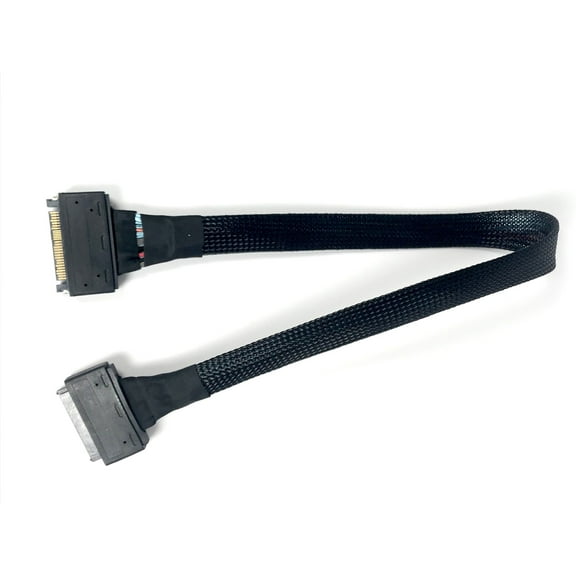 U.3 SFF-8639 Female to U.3 SFF-8639 Male Extension Cable 20 Inches