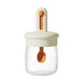 thumbnail image 2 of Uklsqma Pot à Épices en Verre avec Couvercle et Cuillère Rétractable / Contenant de Rangement en Verre Transparent de Qualité Alimentaire pour Sel Sucre Assaisonnement Herbes Piment Poudre de Café / Organisateur de Condiments de Cuisine, 2 of 6