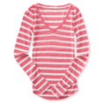thumbnail image 2 of Aeropostale suéter con cuello en V acanalado para mujer, rosa, extra pequeño Aeropostale Pull-over, 2 of 2