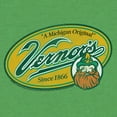 thumbnail image 2 of Tee Luv Men's Faded Vernor's Ginger Ale Soda Heather Kelly Shirt (XL), 2 of 6