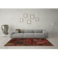 thumbnail image 3 of Ahgly Company Indoor Rectangle Oriental Brown Modern Area Rugs, 6' x 9', 3 of 4
