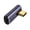 CM to CF middle bend, variant on Jesscasday Mini Type-c 40Gbps Data Transfer Adapter Type C Female to Male Extender Adapter for USB-C Devices Gold Plating Process
