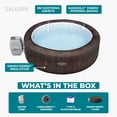 thumbnail image 3 of Bestway SaluSpa Bali 5-7 Person Inflatable Hot Tub, Round Energy-Efficient Spa, 85"x28", 3 of 13