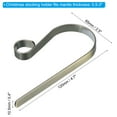 thumbnail image 2 of Christmas Stocking Holders, 6pcs Stocking Holder Stand Metal Hooks for Fireplace Decorations, Nickel, 2 of 5