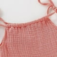 thumbnail image 4 of NiSHUIHAN Robes pour Adolescentes Mignonnes Décontractées Enfants Bandage Uni Sans Manches Robe à Col Rond Robe pour Bébés Filles Roses 3 Ans, 4 of 5