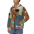 thumbnail image 2 of Lsque Scooby-Doo for Mens Full-zip Hoodie, Zip-up Pullover Hooded Sweatshirt, Kangaroo Pocket Hoodie Ideal for Daily Wear, Travel, and Home-Medium, 2 of 8
