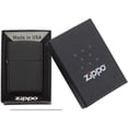 thumbnail image 7 of Zippo Matte Colors Pocket Lighter Indoor Outdoor Windproof (Black Crackle 236), 7 of 7