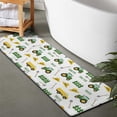 thumbnail image 2 of Cartoon Tractors Fences White Pattern Bathroom Rugs Mat,Non Slip Microfiber Bathroom Rug,Rubber Backing,Soft Bathroom Mats for Bathroom Floor,Tub and Shower,47x17in(120x43cm), 2 of 5