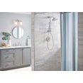 thumbnail image 2 of Moen Eva Chrome Transitional Two-Handle High-Arc Widespread Bathroom Faucet with Drain Assembly Valve Required T6420, 2 of 5