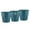 Teal, variant on Luxuriaz 1.3 Gallon Plastic Wastebasket, Durable Small Trash Can for Bedroom, Kitchen & Office, Black