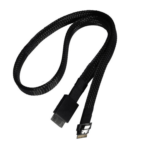 OCulink SFF-8611 to Slimline SAS SFF-8654 Cable