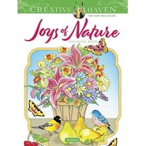 Adult Coloring Books: Nature Creative Haven Joys of Nature Coloring Book, (Paperback)