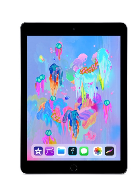 Restored Apple iPad 6th Gen 32GB Wi-Fi Space Gray (Refurbished) - image 3 of 5
