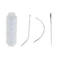 thumbnail image 5 of lionlar Nylon Hair Track Weft Weave Sew Thread + Needle J+I+C For Clip In White, 5 of 5
