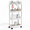4 Tier White Oversized, variant on Magshion Slim Rolling Cart, 3-Tier Plastic Utility Cart, Storage Cart Easy Assemble for Bathroom, Kitchen, Warehouse, White