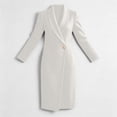 thumbnail image 5 of Sheghy Women Fall Collared Long Sleeve Knee Length Dress Single Button Waist, 5 of 5