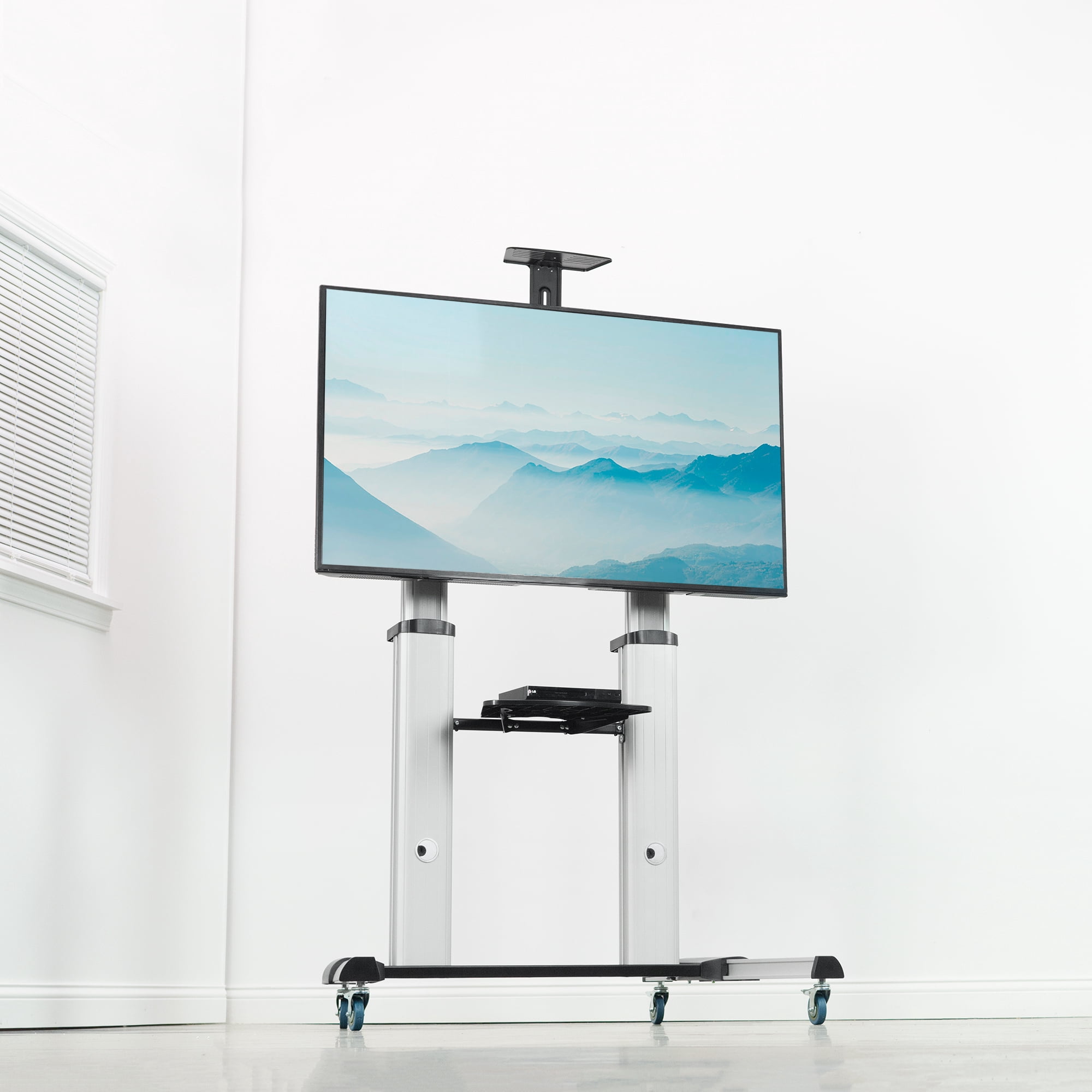 Ultra Heavy Duty Mobile Stand TV Cart Mount, Fits 32" to 100" Flat Screens