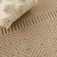 thumbnail image 6 of Nourison Elwood Modern Geometric Mocha 7'10" x 10'6" Area Rug, (8x10), 6 of 8