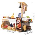 thumbnail image 2 of Children's BBQ Toy Set Simulation BBQ Teppanyaki Chicken Food Simulation Kitchen Scenario Play Toy Interactive Game (44pcs Accessories), 2 of 8