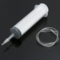 thumbnail image 2 of 1PC Plastic 150ml Large Hydroponics Nutrient Disposable Measuring Syringe UK G6R5, 2 of 6
