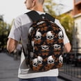 thumbnail image 2 of Wukai Butterfly Skull Versatile Backpack:Spacious,Organized,Comfortable,Ideal for Travel and Everyday Use with Multiple Pockets and Padded Straps, 2 of 8
