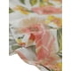 thumbnail image 5 of Top floral fruncido para mujer elegante blusa de manga larga con cuello cuadrado Beige XL, 5 of 6
