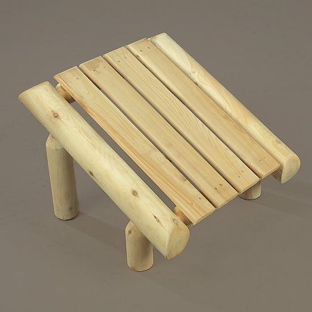 UPC 779711000110 product image for Rustic Natural Cedar Furniture 0100011 Log Ottoman | upcitemdb.com