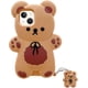 thumbnail image 1 of Kawaii Phone Cases Apply to iPhone 13 Pro Max,Cute Cartoon Bear Phone Case with Keychain Teddy Bear Phone Case 3D iPhone 13 Pro Max Case Soft Silicone, 1 of 4