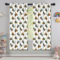 thumbnail image 5 of Blackout Kids Curtains,Cartoon Tractors Stars White Pattern Childrens Insulated Curtains Set Of 2,Bedroom Essentials,Toddler Room Decor 42"x63", 5 of 5