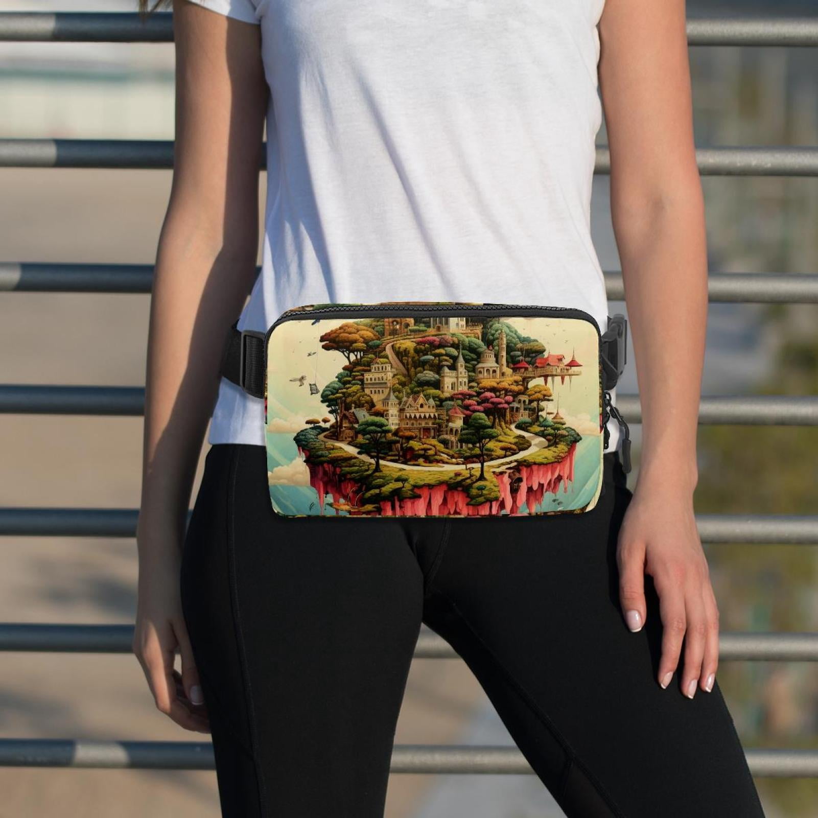 Bohemia Lightweight, Adjustable Running Belt with Extension Strap, Unisex Waist Bag, Fanny Pack, Cross Body Bag