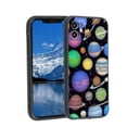 thumbnail image 1 of Compatible with iPhone 12 Phone Case, Planets-290 Case Silicone Protective for Teen Girl Boy Case for iPhone 12, 1 of 1