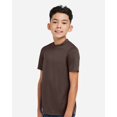 thumbnail image 2 of Team 365 TT15Y Youth Zone Performance Mesh T-Shirt-SPORT DARK BROWN-XL, 2 of 6