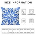 thumbnail image 5 of COMIO   Blue and White Porcelain Pillowcase Sofa Cushion Cover Blue and White Porcelain Cushion Covers Sofa Pillowcase Outdoor Throw Pillows Pillow Case Short Plush Fabric at Home, 5 of 5