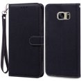 thumbnail image 1 of S7Edge Case For Samsung Galaxy S7 Case Leather Wallet On For Samsung S7 Edge Case Soft Flip Cover For Samsung S7 S 7 Edge Fundas Black -Strap For Samsung S7 Edge, 1 of 6