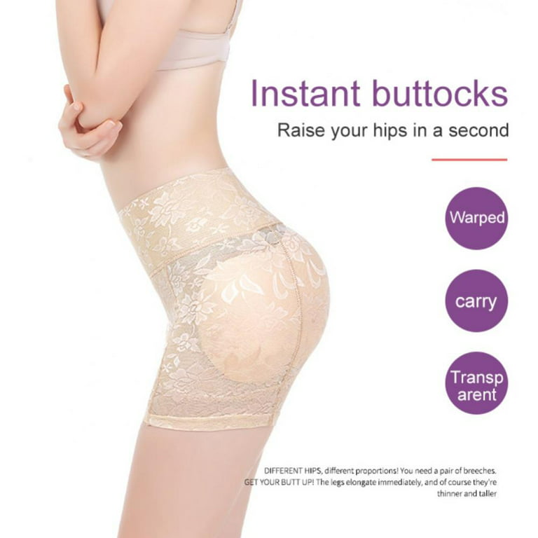 2 Pack Butt Pads for Bigger Butt Hip Pads for Women Butt Lifter Hip  Enhancer Shapewear Tummy Control Body Shaper Shorts 