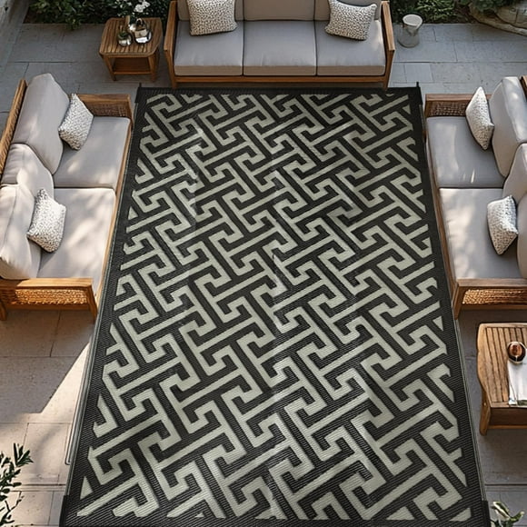 Alfombra exterior PASAMIC 274x549 cm impermeable reversible