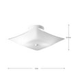 thumbnail image 7 of 12" Square Glass Two-Light Close-to-Ceiling, 7 of 7