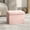 Jelly Pink, variant on LEDREM Foldable Storage Ottoman, 286lb Capacity Multi-Functional Footrest Stool with 8 Gallon Storage, 16.1"W, Light Taupe